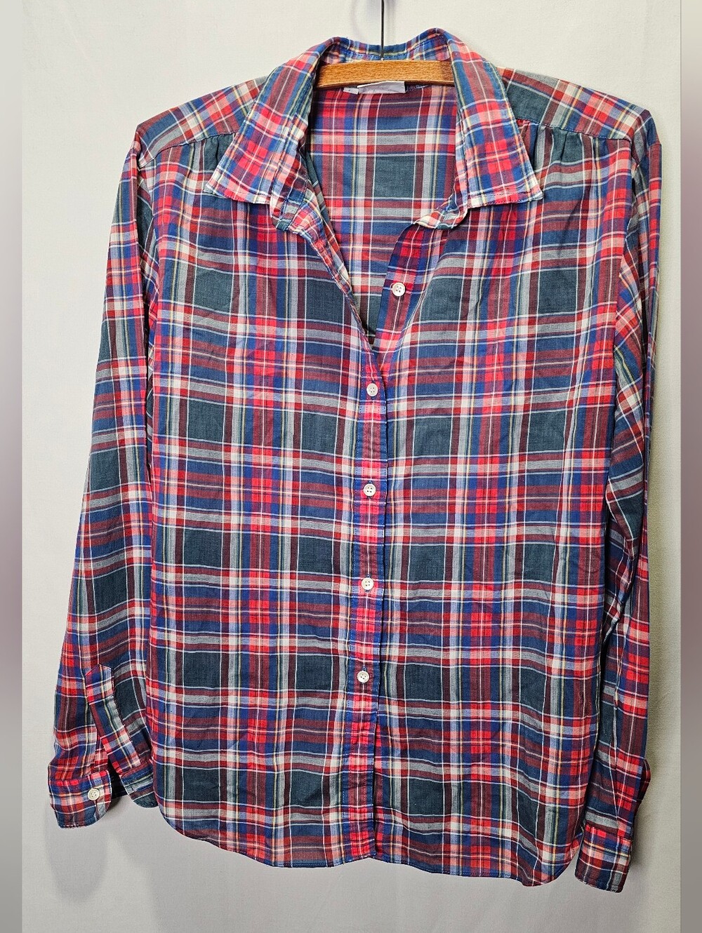 Levi Strauss And Co. 70s Plaid Button Front Shirt